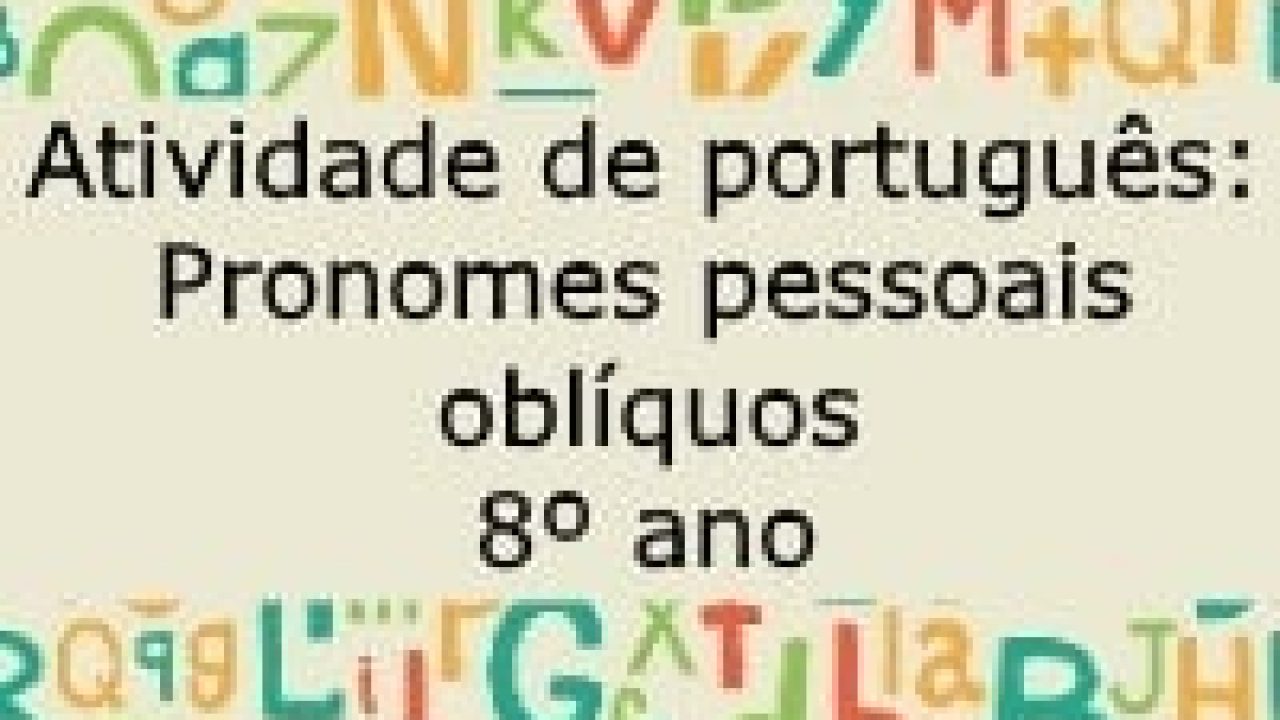 Pronomes - Português