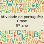 Atividade de português: Crase – 9º ano