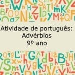 Atividade de português: Advérbios – 9º ano.