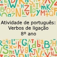Atividade de português: Verbos de ligação - 8º ano