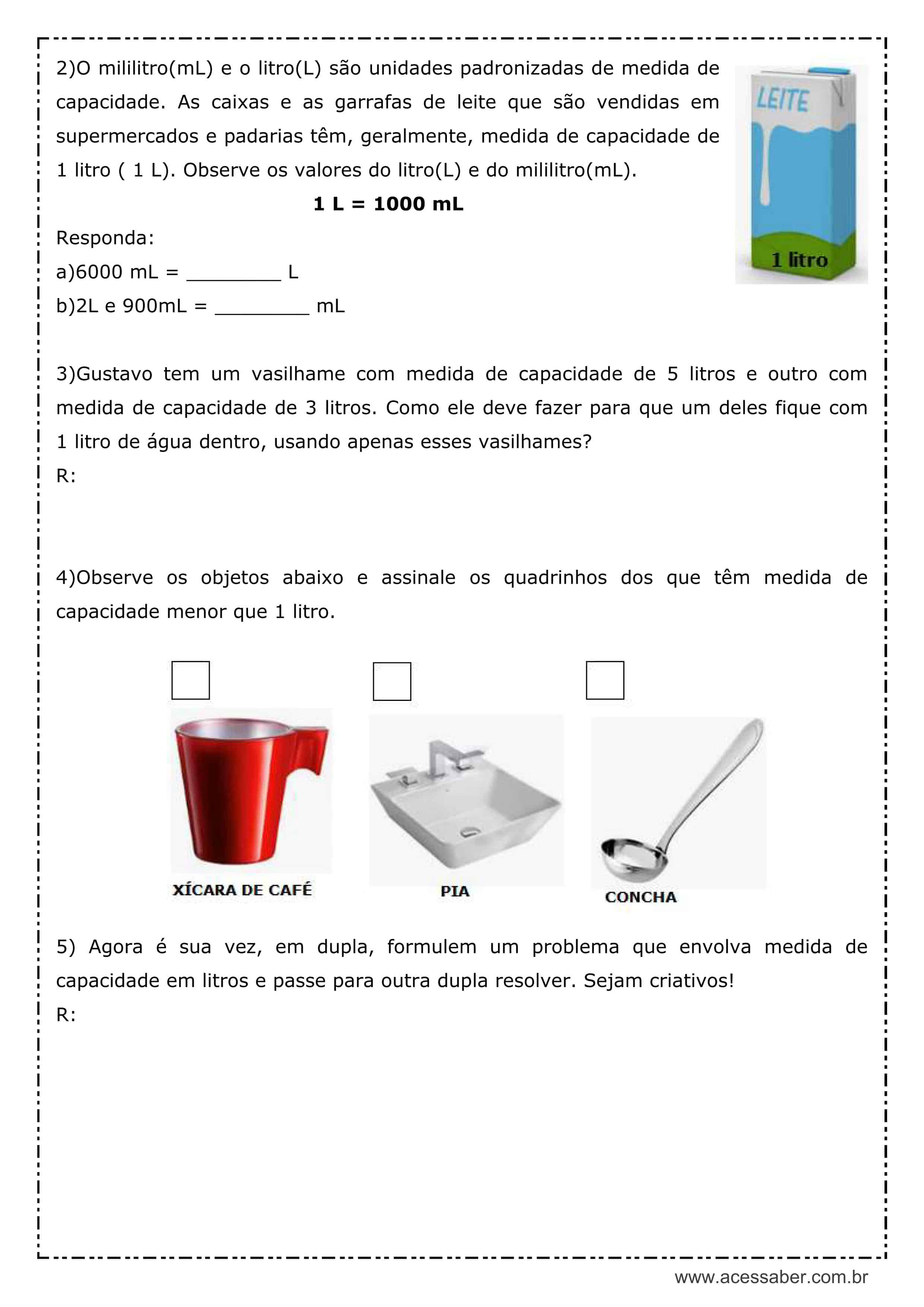 Medidas de capacidade, comprimento, massa e área  Ensino de matemática,  Aulas de matemática, Explicações de matemática