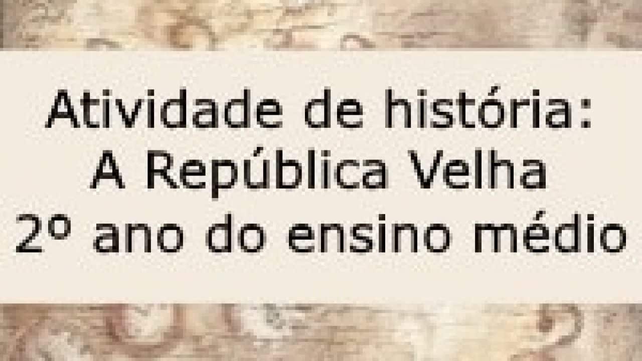 O que você sabe sobre a República Velha? - StudHistória