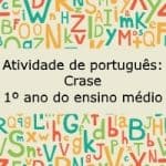 Atividade de português: Crase – 1º ano do ensino médio