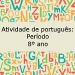 Atividade de português: Período – 8º ano
