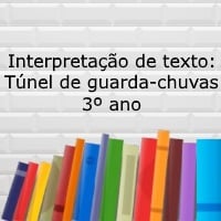 Interpretação de texto: Túnel de guarda-chuvas - 3º ano