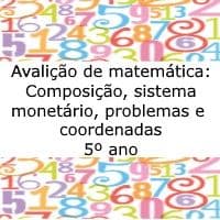 Atividades diagnósticas Matemática 5º ano - Loja da Coruja Pedagógica