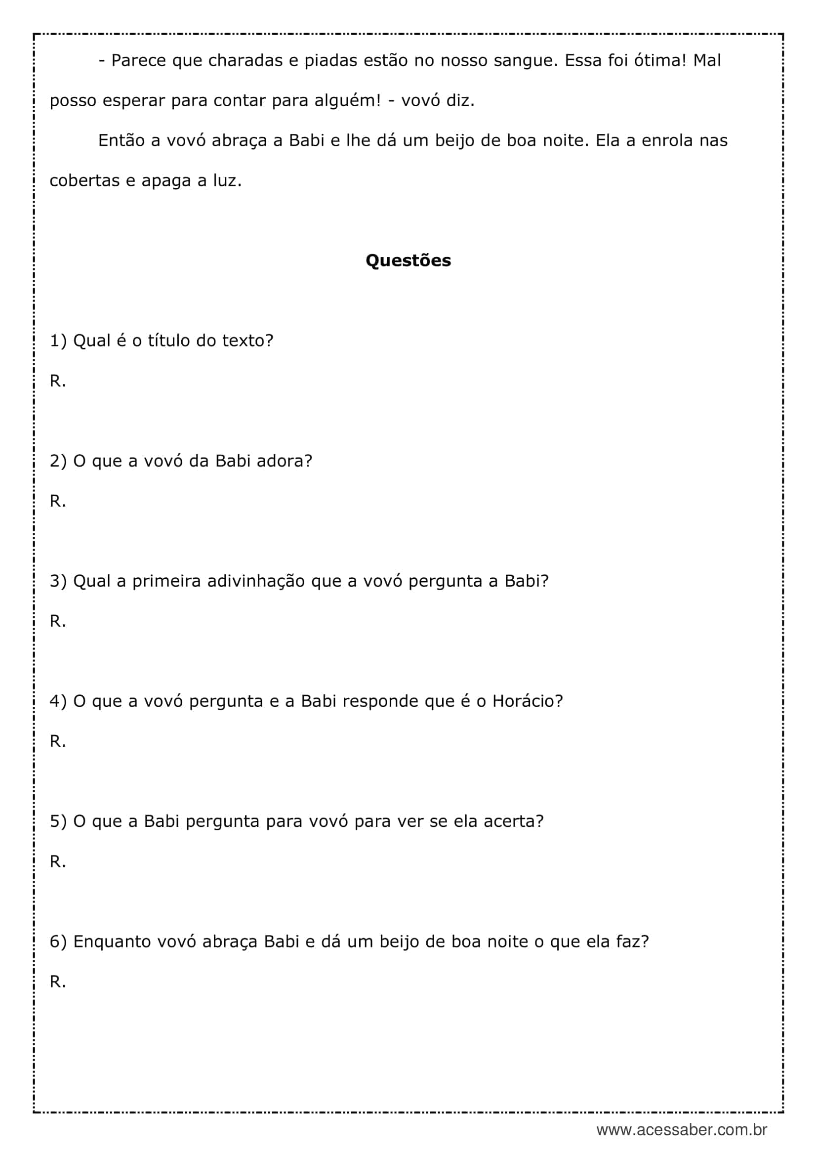 O que a Dora usa na prova de matemática? - Charada e Resposta