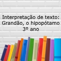 Interpretação de texto: Grandão, o hipopótamo - 3º ano