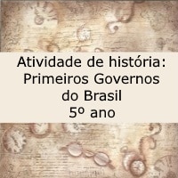 Atividade de História para imprimir