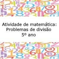 Atividade de matemática: Problemas de divisão – 5º ano