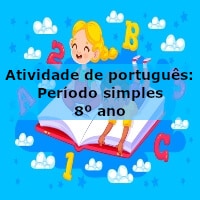 Atividade de português: Período simples – 8º ano