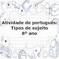 Exercicios Tipos de Sujeitos, PDF, Assunto (gramática)