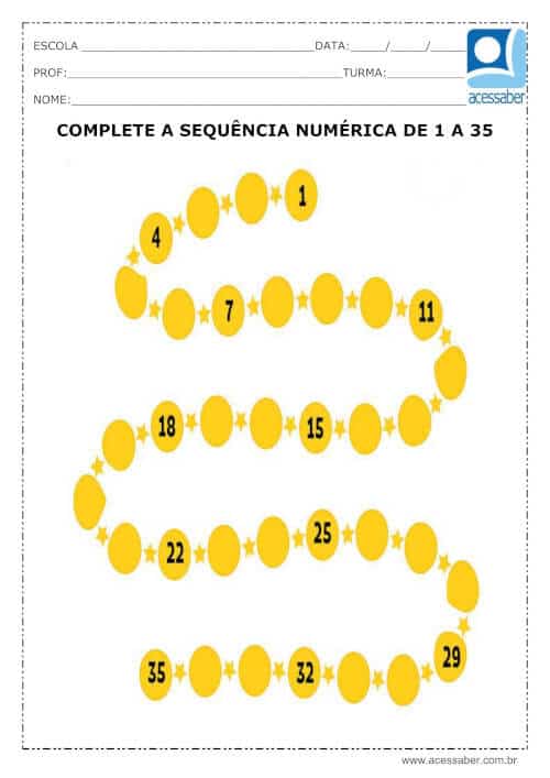 35 Atividades de matemática do 4º ano para imprimir