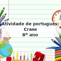 Atividade de português: Crase – 8º ano