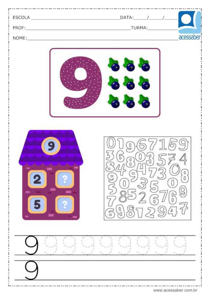 numero 9 - cubra os pontos e encontre