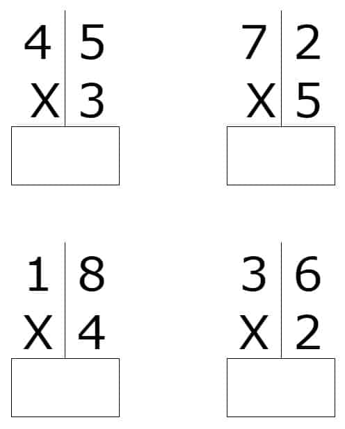 Multiplicação 3º ano