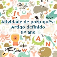 Atividade-de-portugues-Artigo-definido-9o-ano