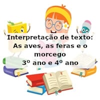 Interpretação de texto: As aves, as feras e o morcego – 3º ano e 4º ano