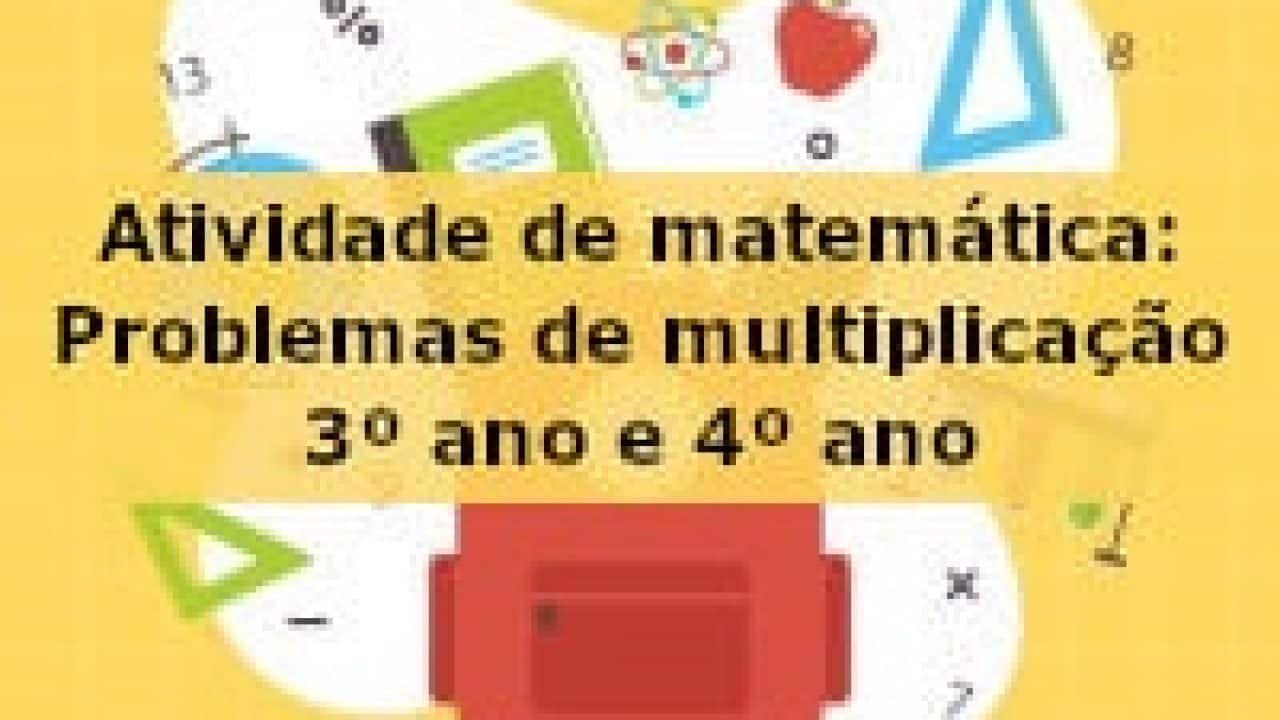 Atividade de matemática: Situações problema - 3º ano - Acessaber