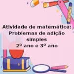 Atividade de matemática: Problemas de adição simples – 2º ano e 3º ano