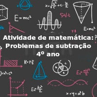 Atividade de matemática: Problemas de subtração – 4º ano