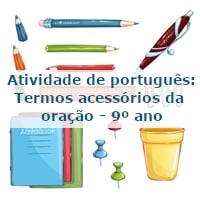 Atividade-de-portugues-Termos-acessorios-da-oracao-9o-ano