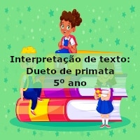 Interpretação de texto: Dueto de primata – 5º ano