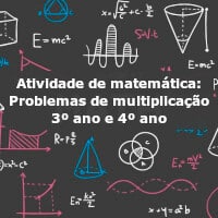 Atividade de matemática: Problemas de multiplicação – 4º ano