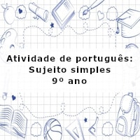 Atividade-de-portugues-Sujeito-simples-9o-ano