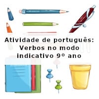 Atividade-de-portugues-Verbos-no-modo-indicativo-9o-ano