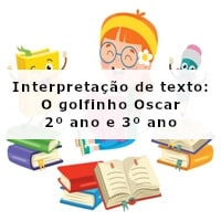Interpretação de texto: O golfinho Oscar – 2º ano e 3º ano – imagem imagem ilustrativa da Interpretação de texto: O golfinho Oscar - 2º ano e 3º ano
