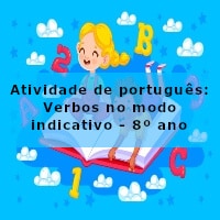 Atividade De Portugu S Verbos No Modo Indicativo Ano Acessaber