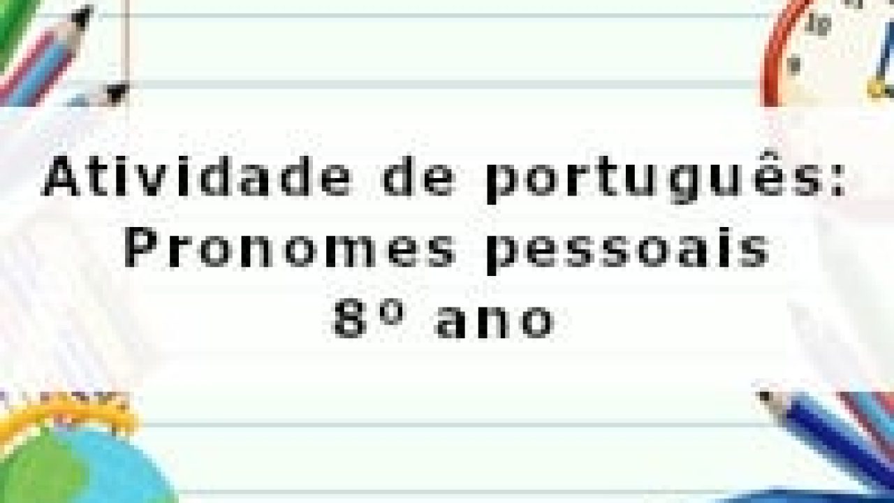 Pronomes - Português