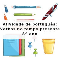 Atividade-de-portugues-Verbos-no-tempo-presente-8o-ano