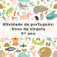 Atividade-de-portugues-Usos-da-virgula-9o-ano