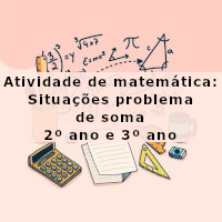 atividade de matematica situacoes problema de soma 2 ano e 3 ano