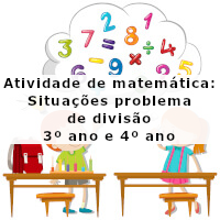 atividade de matematica situacoes problema de divisao – 3 ano e 4 ano
