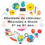 Atividade de ciências: Músculos e Ossos – 5º ano ou 6º ano