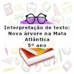 Interpretação de texto: Nova árvore na Mata Atlântica – 5º ano