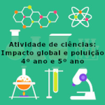 Atividade de ciências: Impacto global e poluição – 4º ano e 5º ano