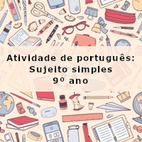Atividade-de-portugues-Sujeito-simples-9o-ano