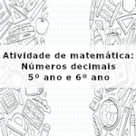 Atividade de matemática: Números decimais – 5º ou 6º ano