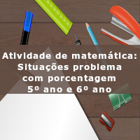 Situações problema porcentagem 5 ano