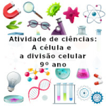 Atividade de ciências: A célula e a divisão celular – 9º ano