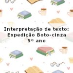 Interpretação de texto: Expedição Boto-cinza – 5º ano